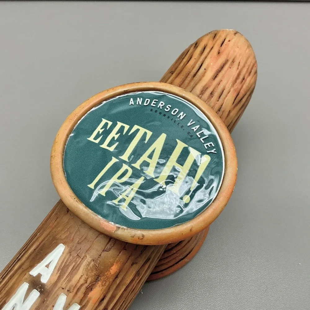 Anderson‎ Valley Eetah IPA Beer Tap Handle Brown Wood Look Draft Bar Decor